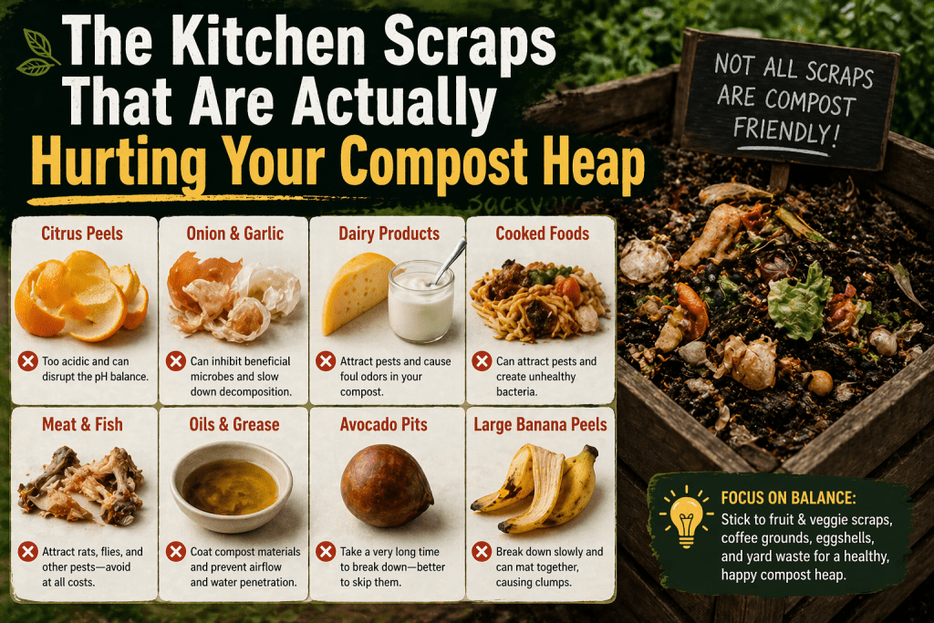 The Kitchen Scraps That Are Actually Hurting Your Compost Heap