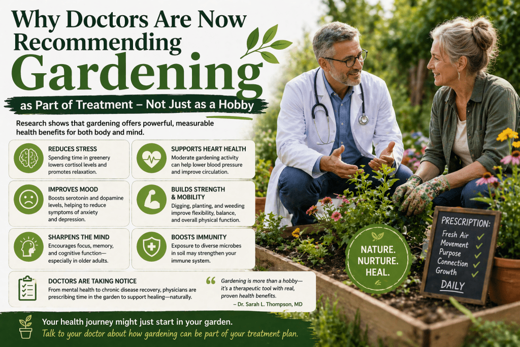 Why Doctors Are Now Recommending Gardening as Part of Treatment - Not Just as a Hobby