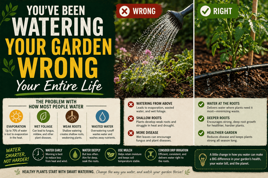 You've Been Watering Your Garden Wrong Your Entire Life